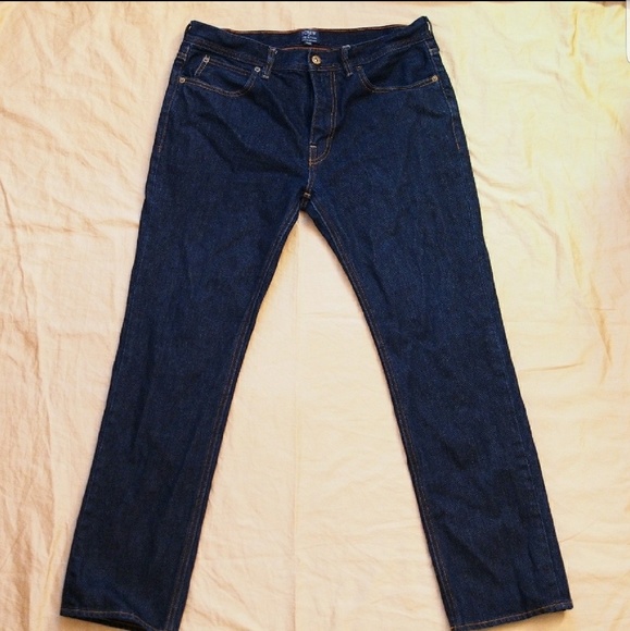 J. Crew Factory Sutton Jeans in dark blue 32x30 - Picture 2 of 3